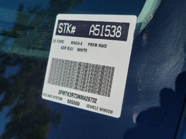 Certified 2022 Ford Mustang Mach-E Premium RWD image 31