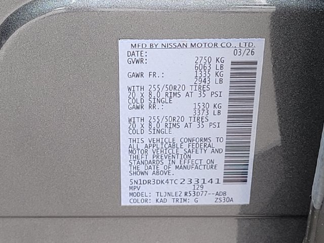 Used 2026 Nissan Pathfinder Platinum AWD/4WD image 15