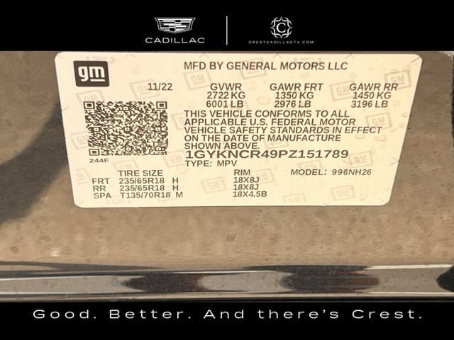 Certified 2023 Cadillac XT5 Premium Luxury FWD image 35