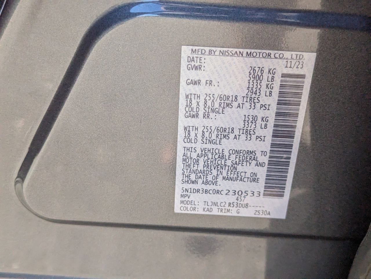 Certified 2024 Nissan Pathfinder SV image 33