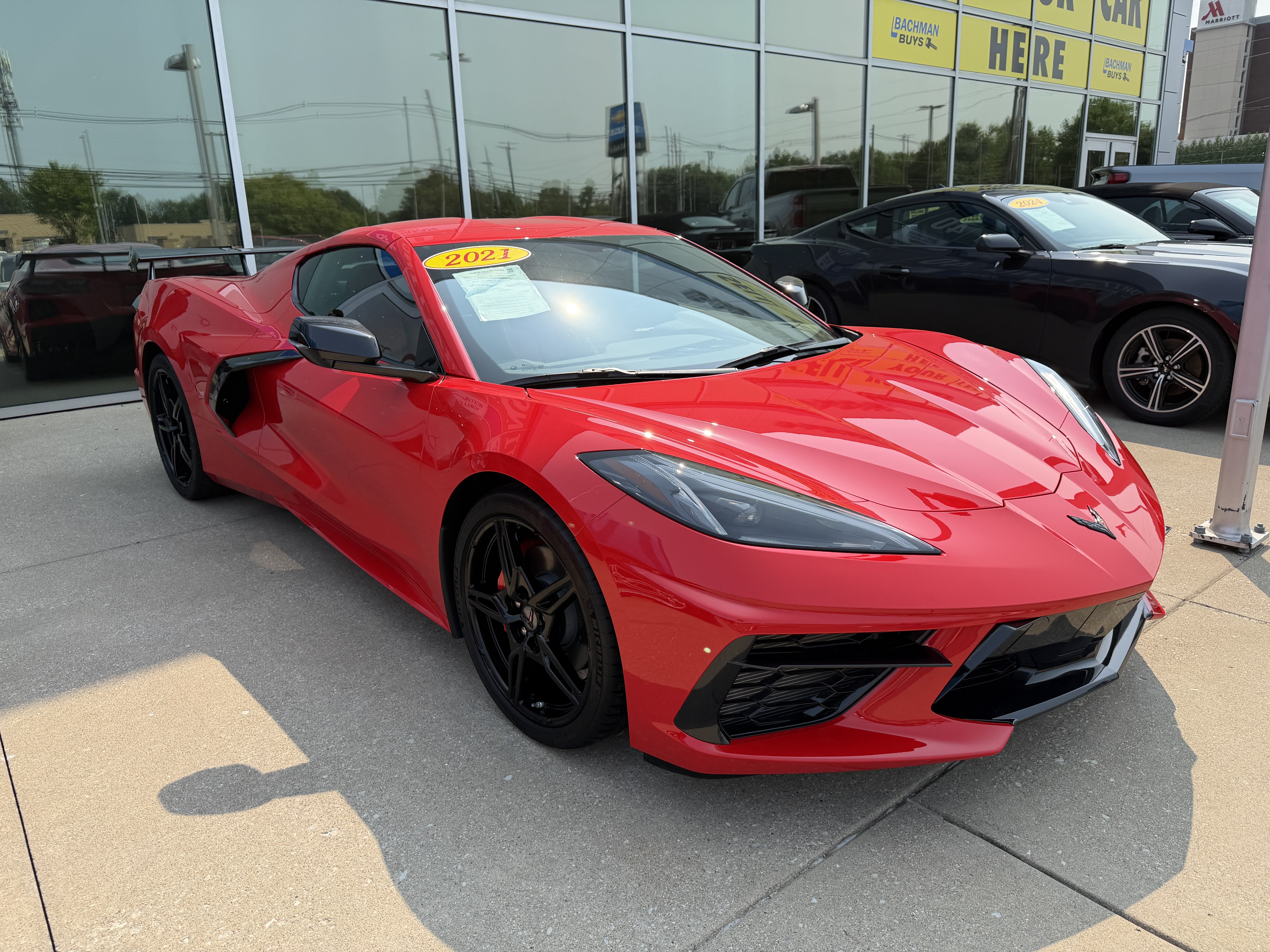 Used 2021 Chevrolet Corvette Stingray Coupe w/ Battery Protection Package RWD image 2