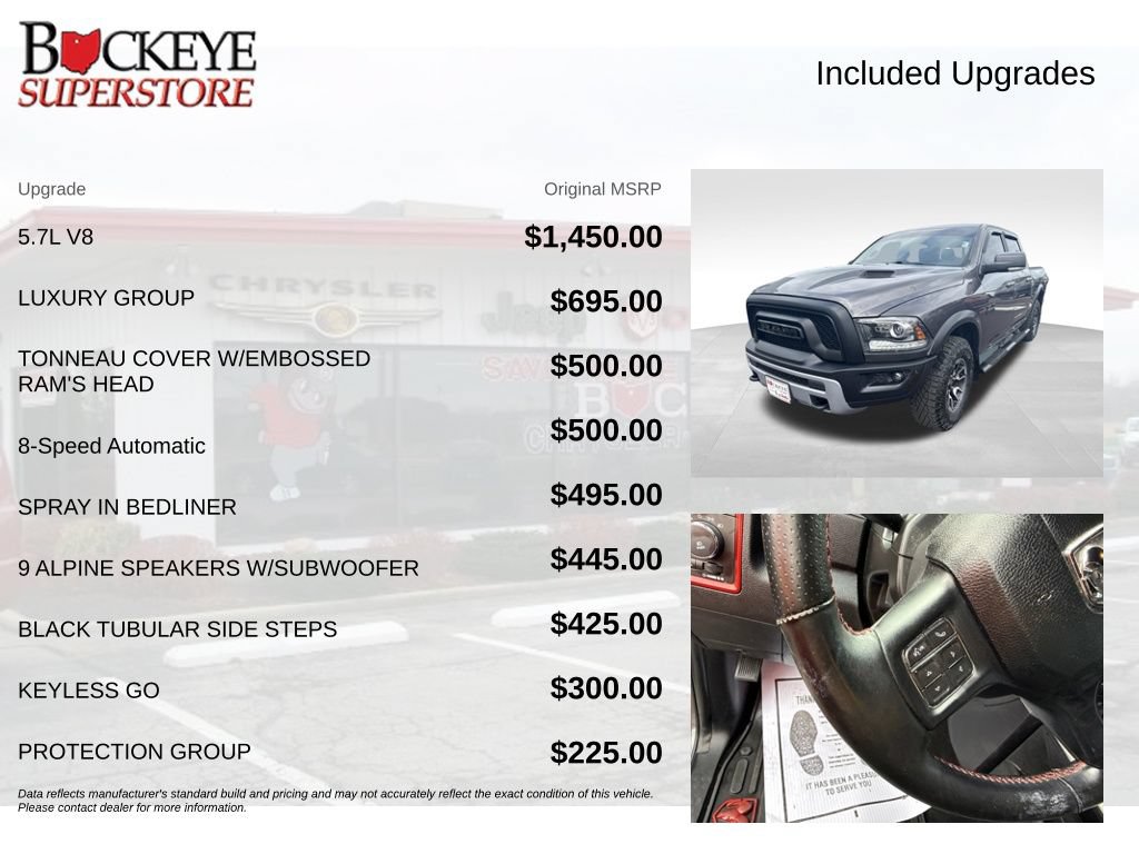Used 2017 RAM 1500 Rebel w/ Luxury Group AWD/4WD image 7
