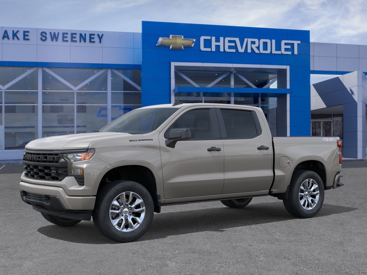 New 2026 Chevrolet Silverado 1500 Custom w/ LPO, Dark Essentials Package AWD/4WD image 2