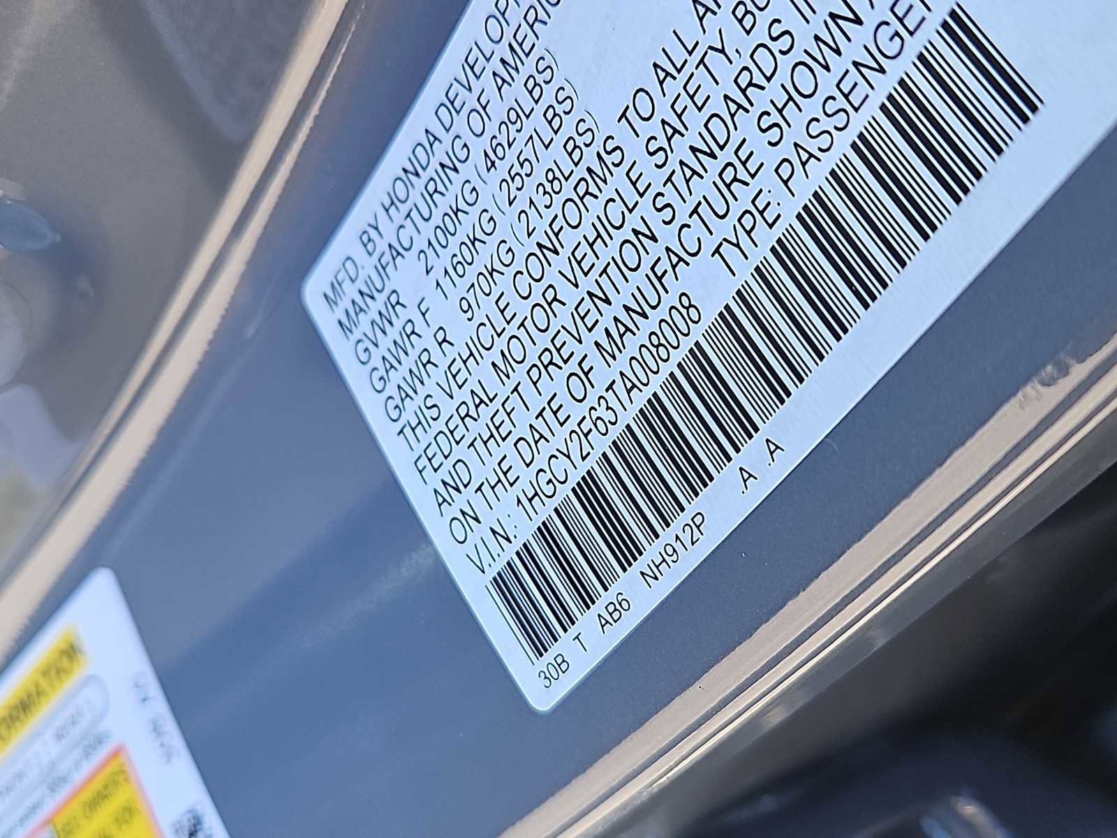 New 2026 Honda Accord EX-L image 21