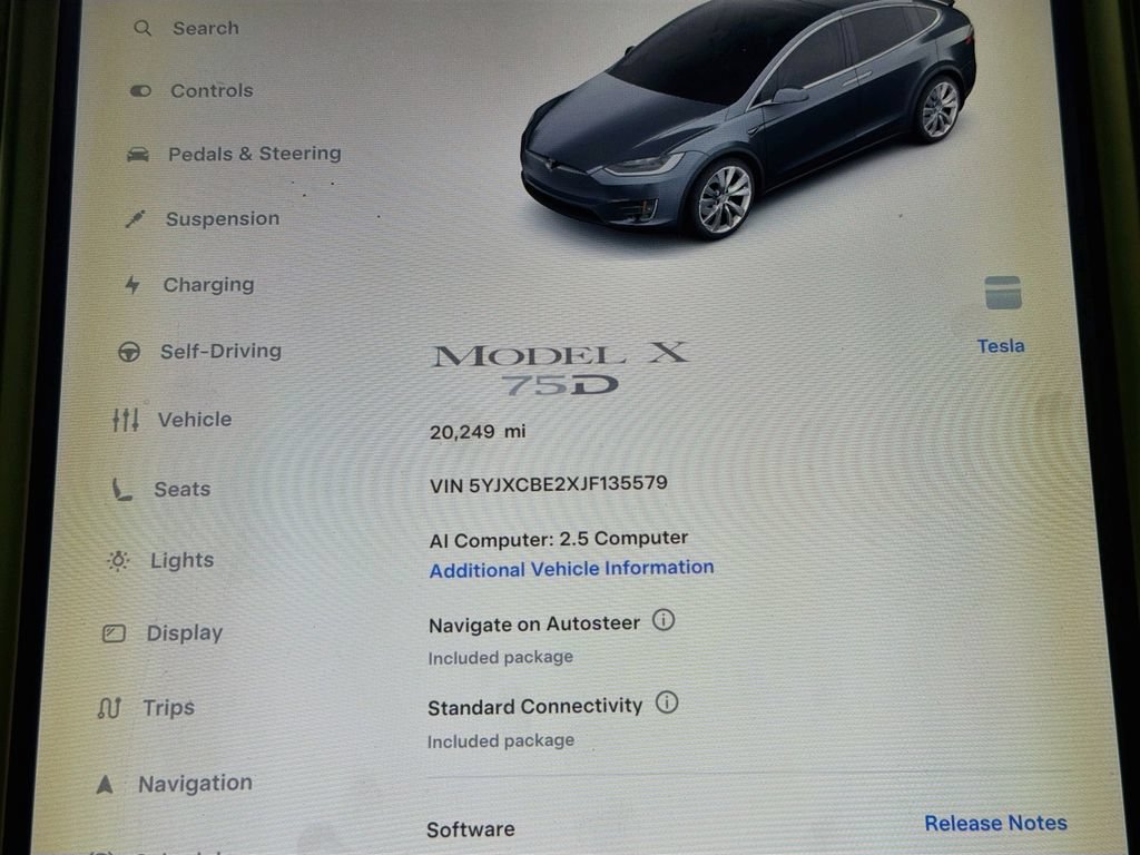Used 2018 Tesla Model X 75D AWD/4WD image 12