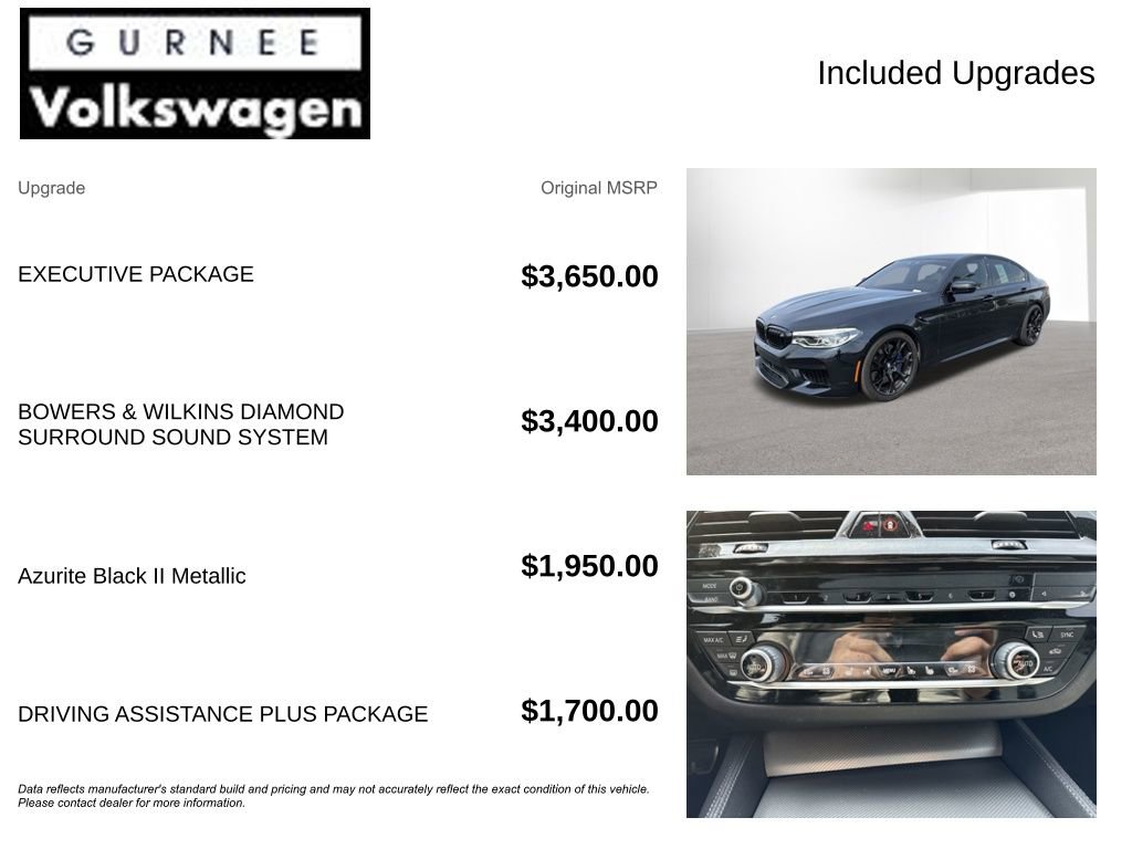 Used 2020 BMW M5 w/ Executive Package image 4