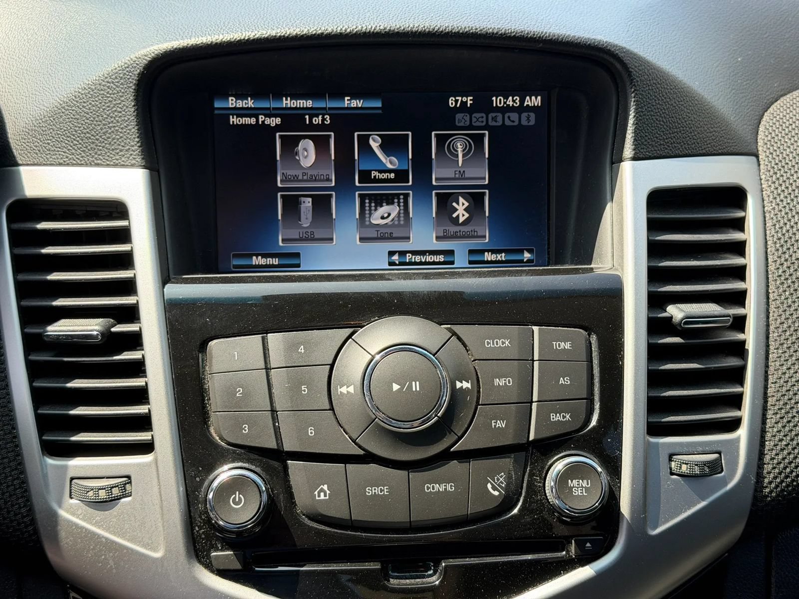 Used 2015 Chevrolet Cruze LT w/ Sun And Sound Package FWD image 44