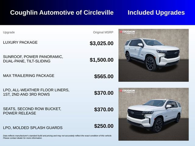 Used 2024 Chevrolet Tahoe RST w/ Luxury Package AWD/4WD image 3