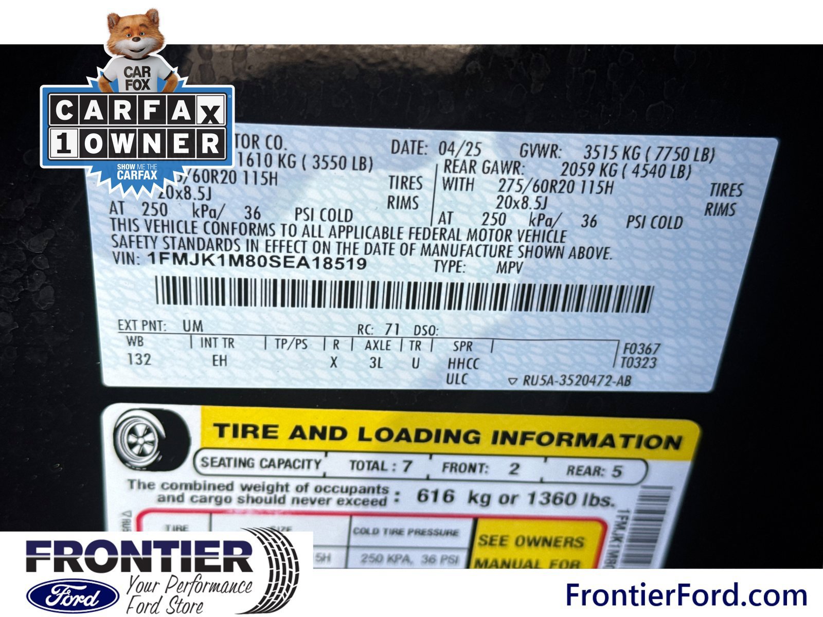 Used 2025 Ford Expedition Max Platinum AWD/4WD image 30