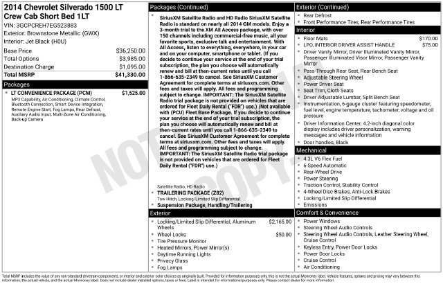 Used 2014 Chevrolet Silverado 1500 LT w/ LT Convenience Package RWD image 4