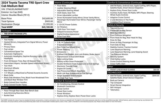 Used 2024 Toyota Tacoma TRD Sport image 3