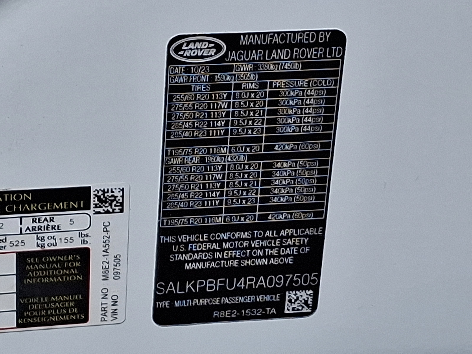 Certified 2024 Land Rover Range Rover Long Wheelbase SE image 26