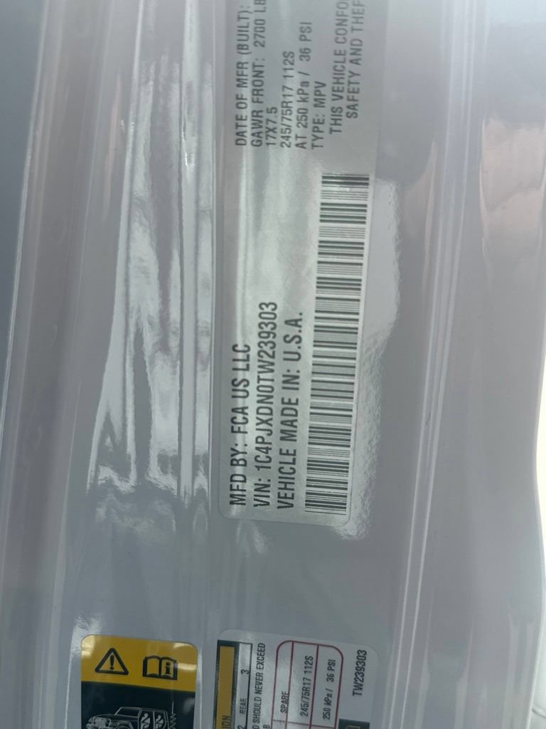 New 2026 Jeep Wrangler Unlimited Sport AWD/4WD image 33