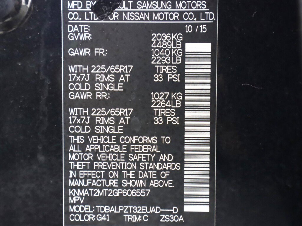 Used 2016 Nissan Rogue S w/ Appearance Package image 38