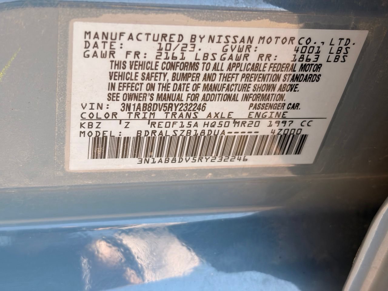 Certified 2024 Nissan Sentra SR w/ SR Premium Package FWD image 33