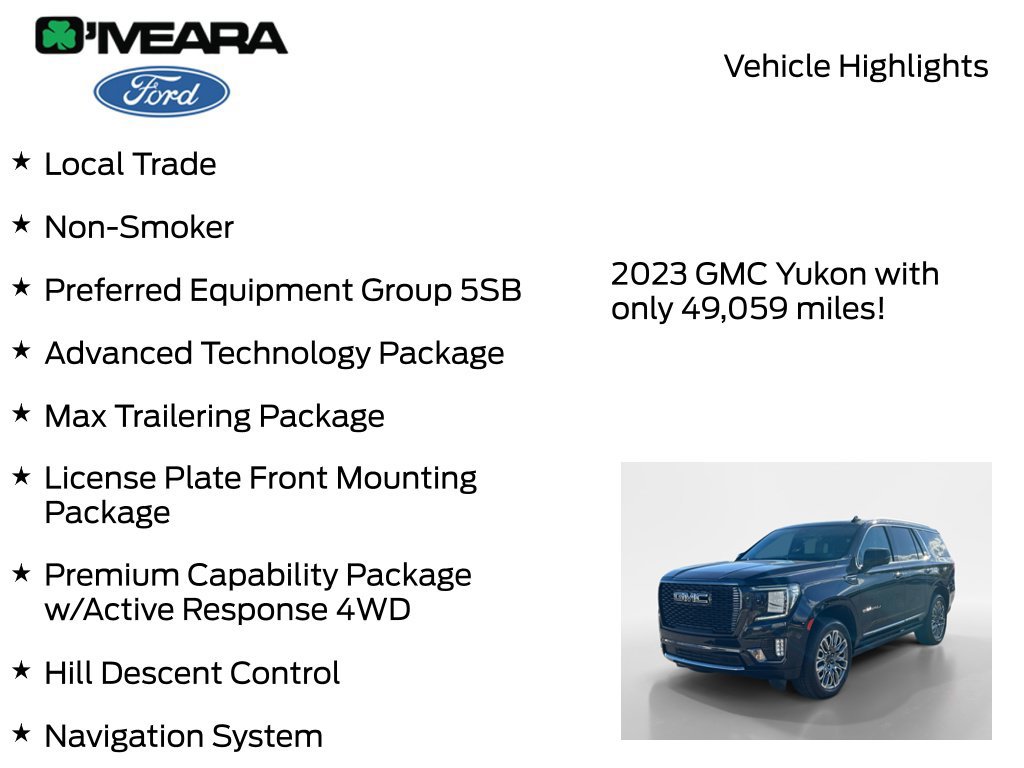 Used 2023 GMC Yukon Denali Ultimate AWD/4WD image 7