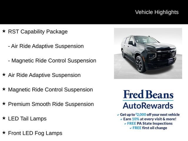 Used 2025 Chevrolet Suburban RST w/ RST Capability Package image 8