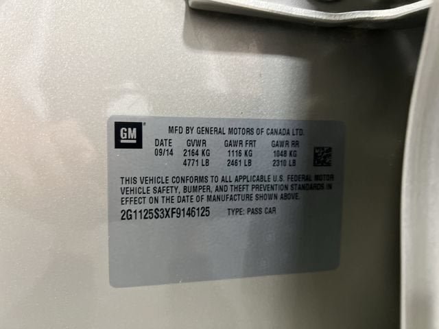 Certified 2015 Chevrolet Impala LT w/ Convenience Package FWD image 33