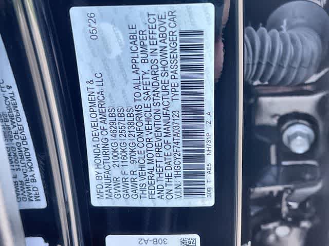Certified 2026 Honda Accord Sport image 22