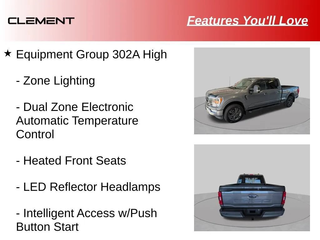 Used 2023 Ford F150 XLT w/ Equipment Group 302A High AWD/4WD image 29