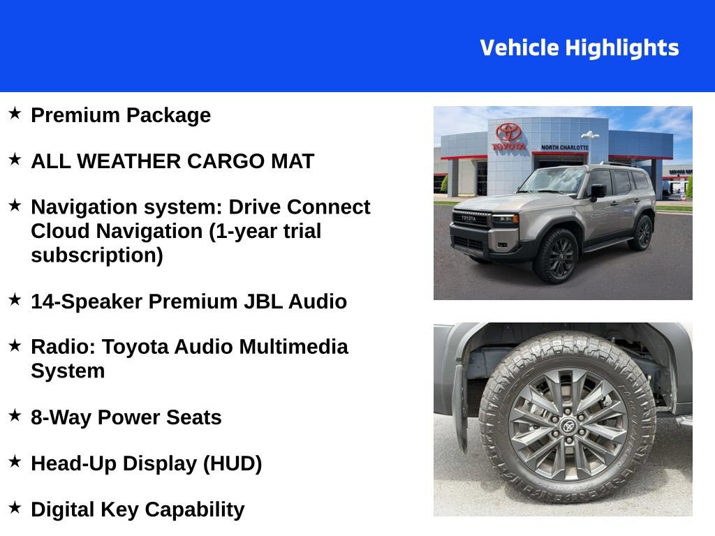 Used 2025 Toyota Land Cruiser w/ Premium Package AWD/4WD image 4