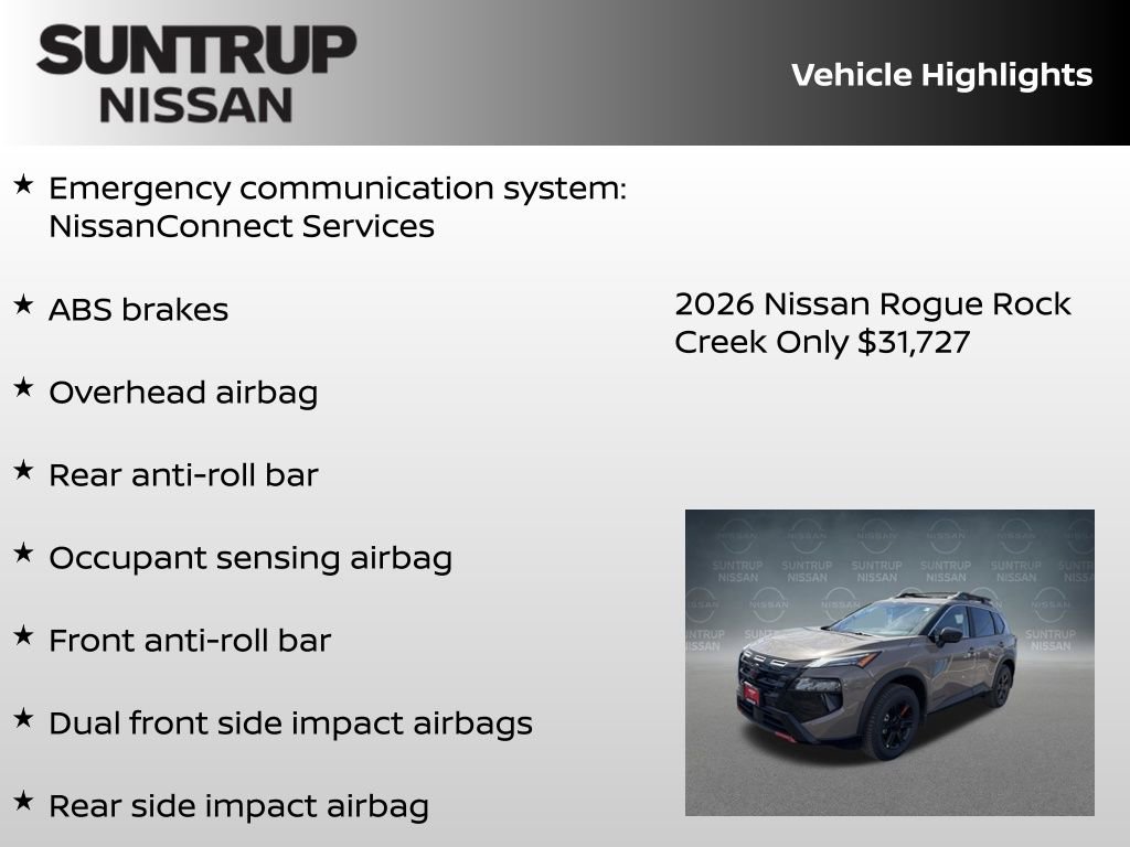 New 2026 Nissan Rogue SV AWD/4WD image 16