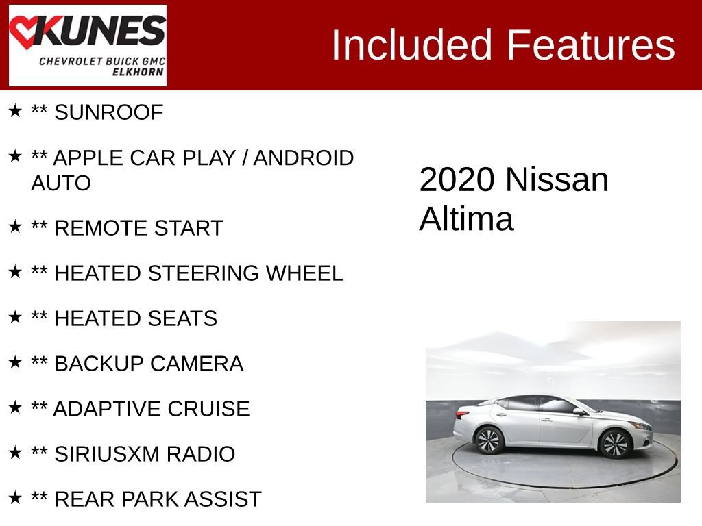 Used 2020 Nissan Altima 2.5 SV FWD image 2