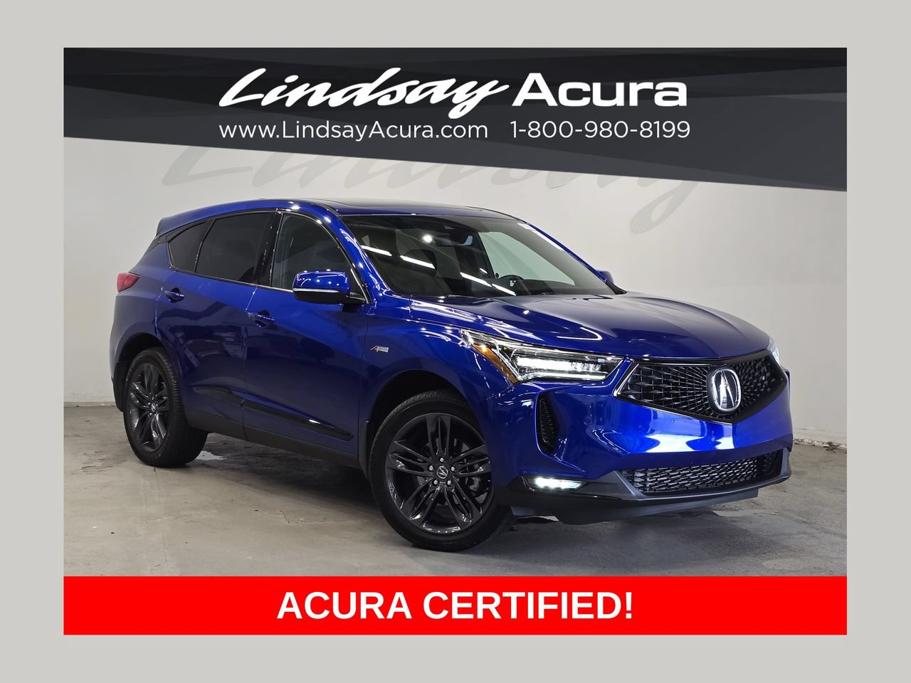 Certified 2023 Acura RDX w/ Advance Package AWD/4WD image 1