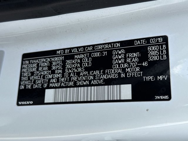 Used 2019 Volvo XC90 T6 Momentum w/ Protection Package Premier AWD/4WD image 29