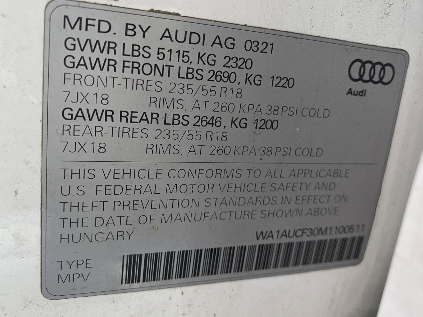 Used 2021 Audi Q3 2.0T Premium image 30