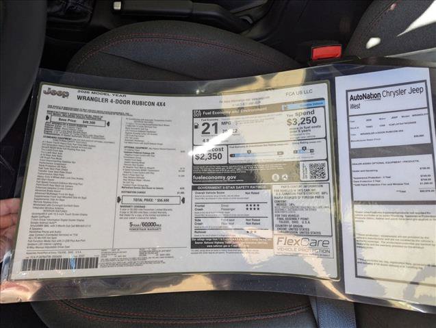 New 2026 Jeep Wrangler Unlimited Rubicon AWD/4WD image 16