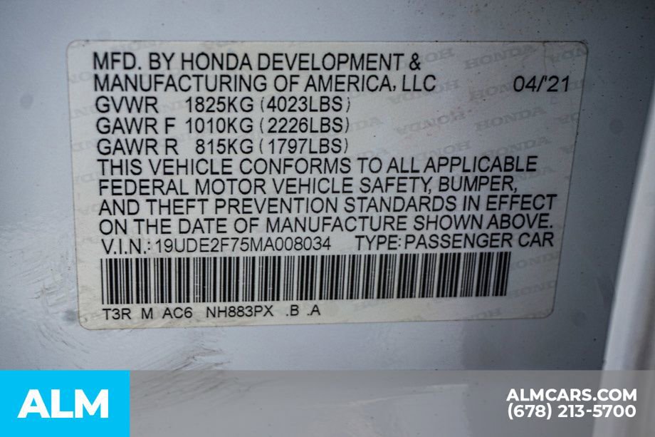 Used 2021 Acura ILX w/ Premium Package FWD image 61
