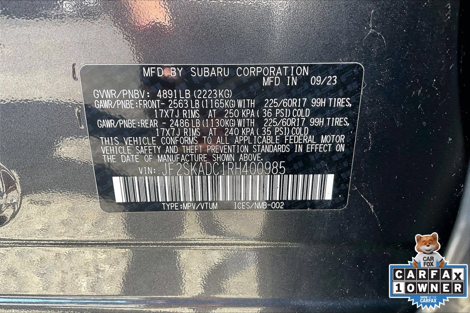 Certified 2024 Subaru Forester Premium AWD/4WD image 33