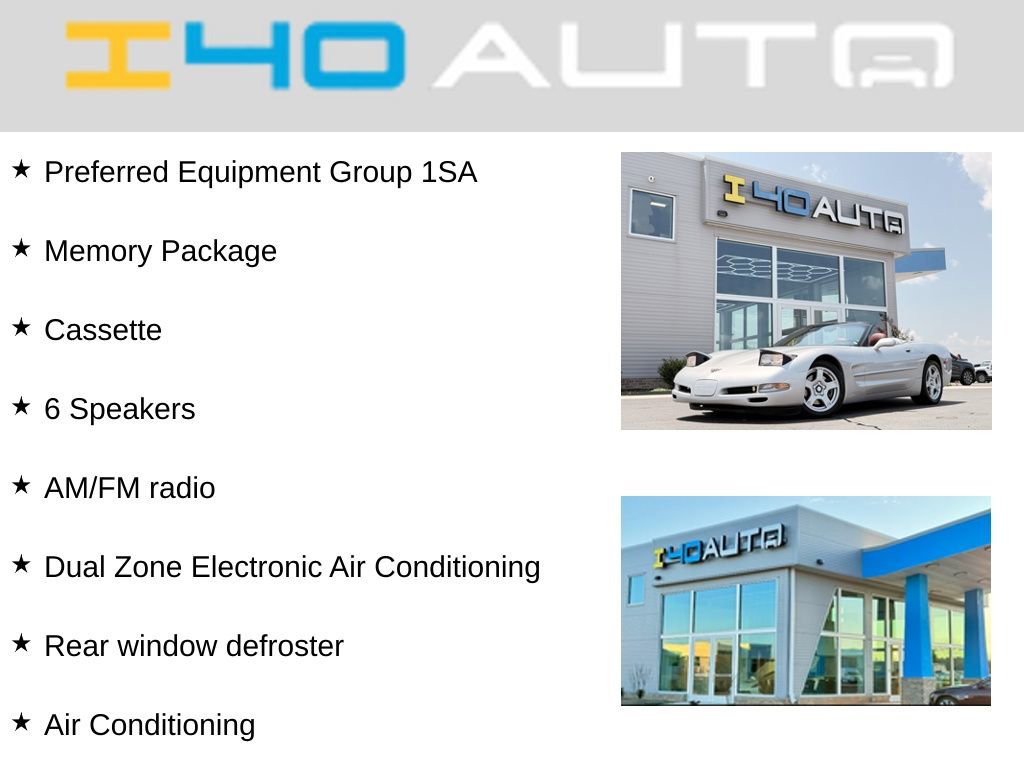 Used 1999 Chevrolet Corvette Convertible w/ Memory Pkg image 2