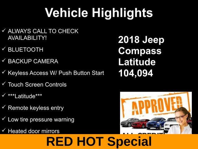 Used 2018 Jeep Compass Latitude FWD image 10