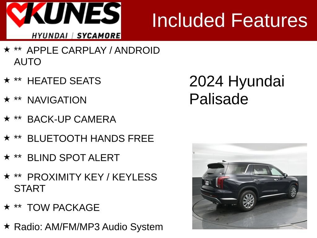 Used 2024 Hyundai Palisade SEL FWD image 2