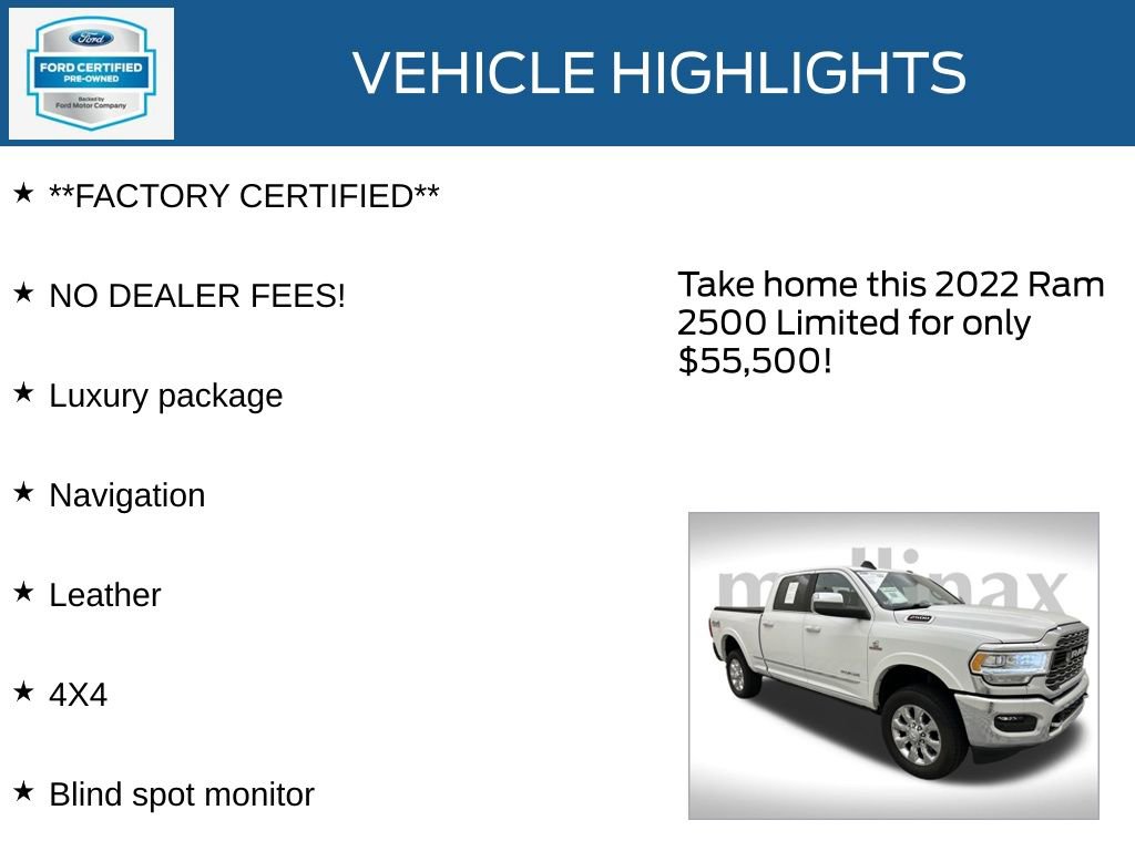 Used 2022 RAM 2500 Limited image 12