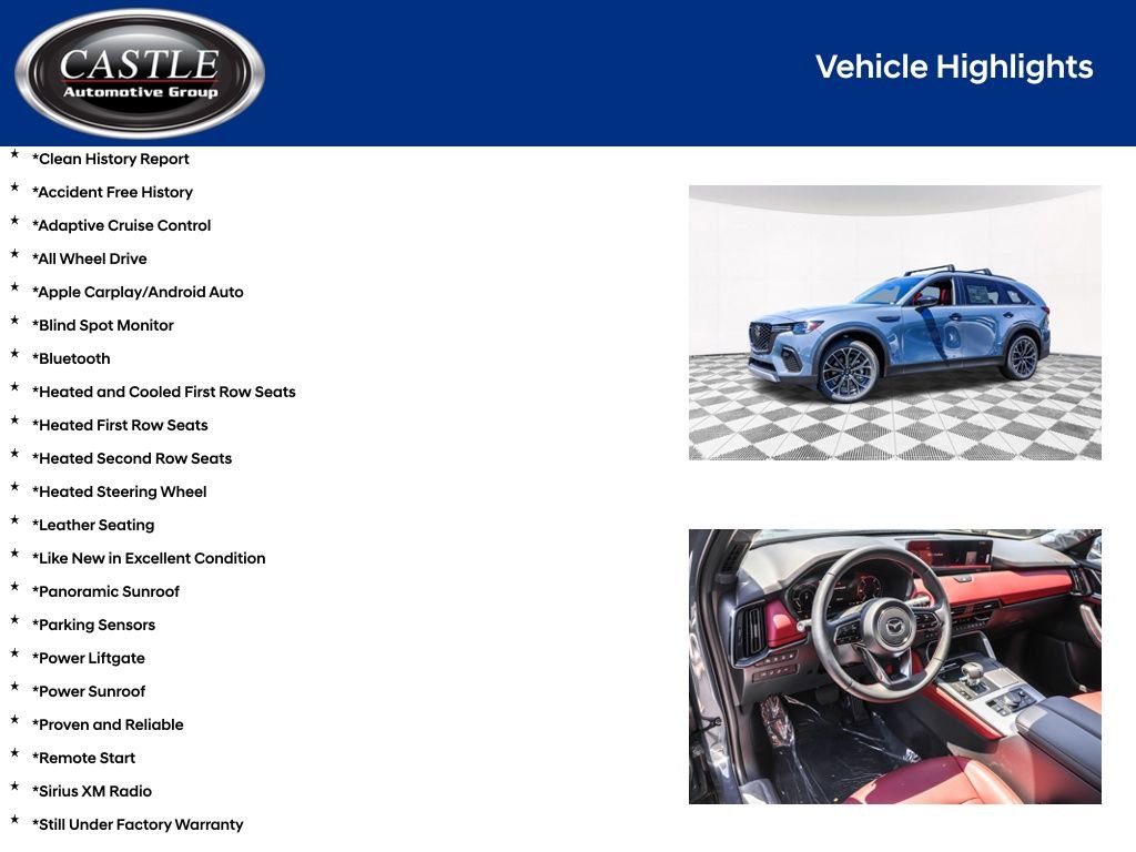 Used 2025 MAZDA CX-70 Plug-In Hybrid w/ Premium Plus image 4