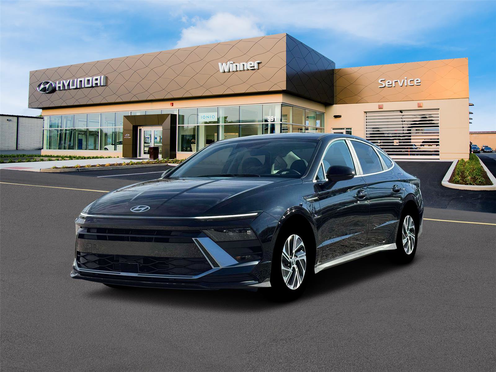 New 2026 Hyundai Sonata Blue