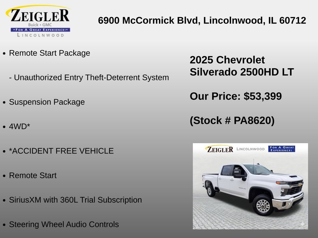 Used 2025 Chevrolet Silverado 2500 LT w/ Convenience Package AWD/4WD image 36