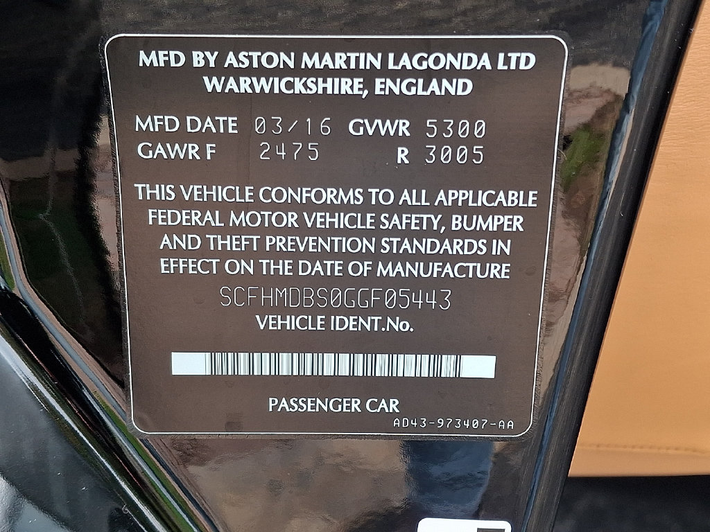 Used 2016 Aston Martin Rapide S RWD image 28