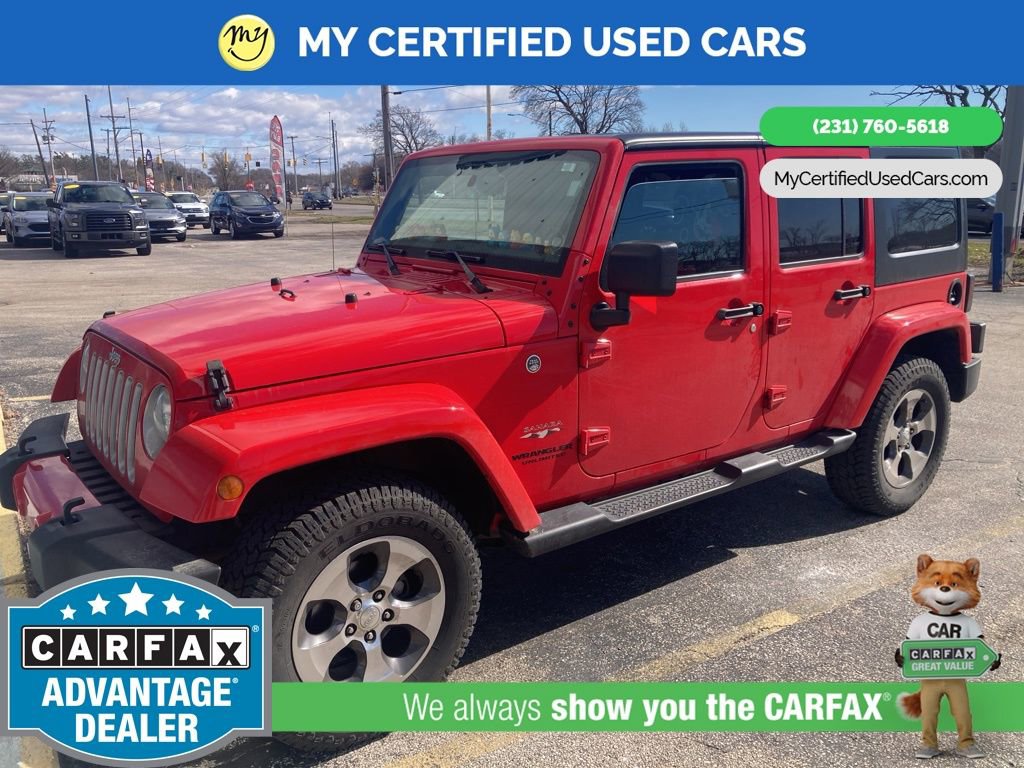 Used 2017 Jeep Wrangler Unlimited Sahara w/ Dual Top Group image 1