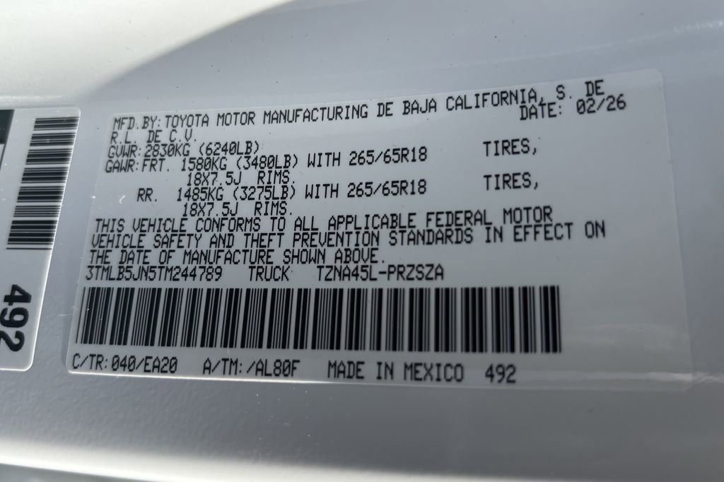 New 2026 Toyota Tacoma TRD Off-Road image 31