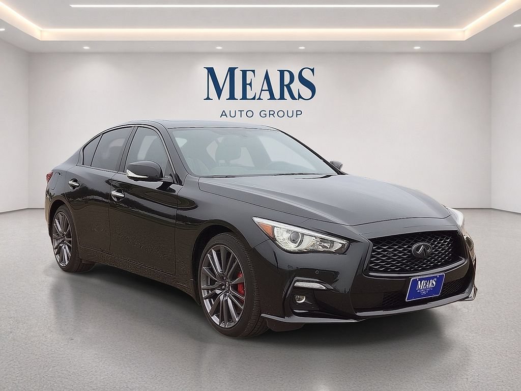 Used 2023 INFINITI Q50 Red Sport 400 w/ Black Opal Edition AWD/4WD image 7