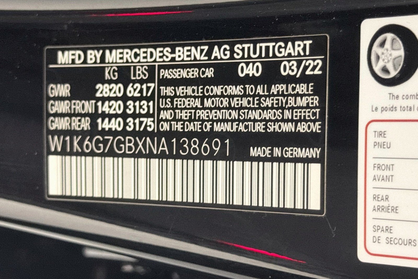 Certified 2022 Mercedes-Benz S 580 4MATIC Sedan image 29