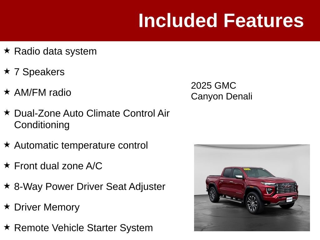 Used 2025 GMC Canyon Denali AWD/4WD image 4