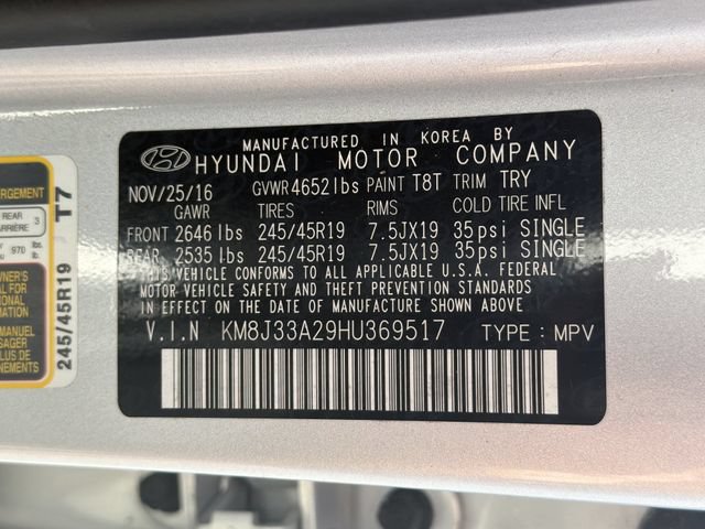 Used 2017 Hyundai Tucson Limited w/ Limited Ultimate Package 03 FWD image 34
