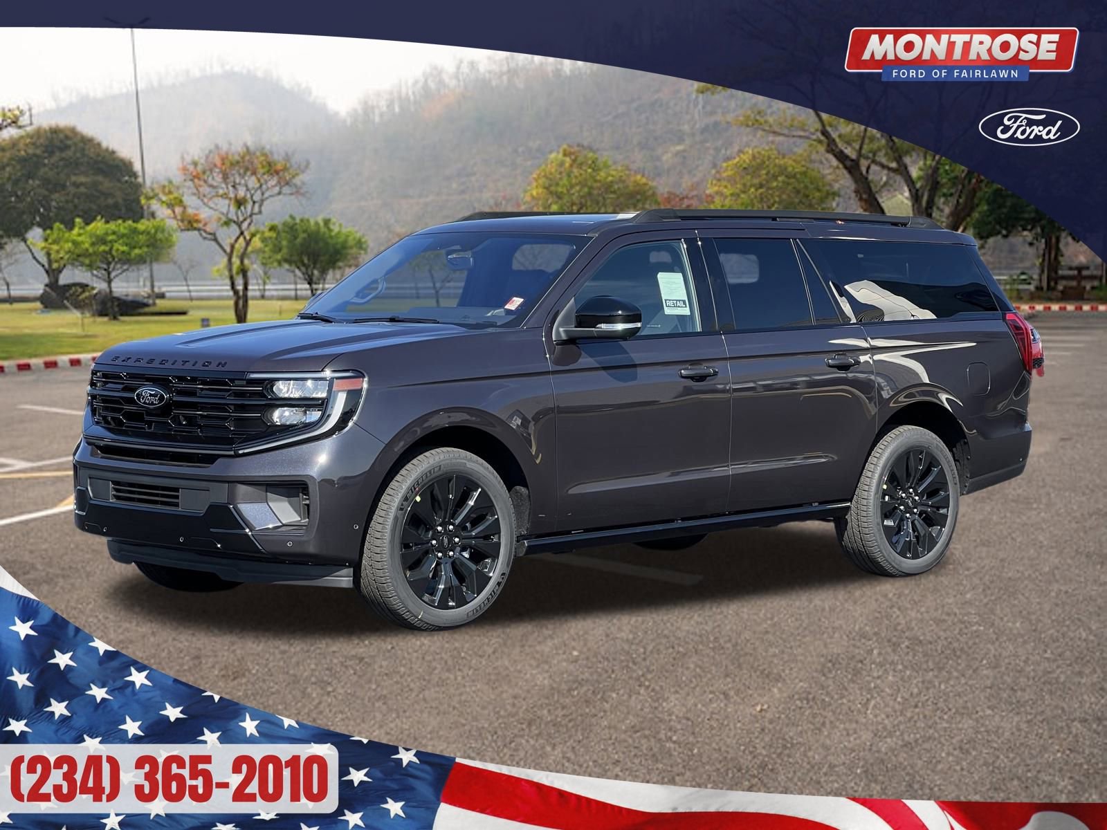New 2025 Ford Expedition Max Platinum w/ Stealth Appearance Package