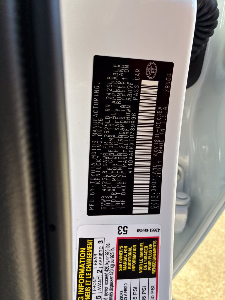New 2026 Toyota Camry SE w/ Convenience Package FWD image 34