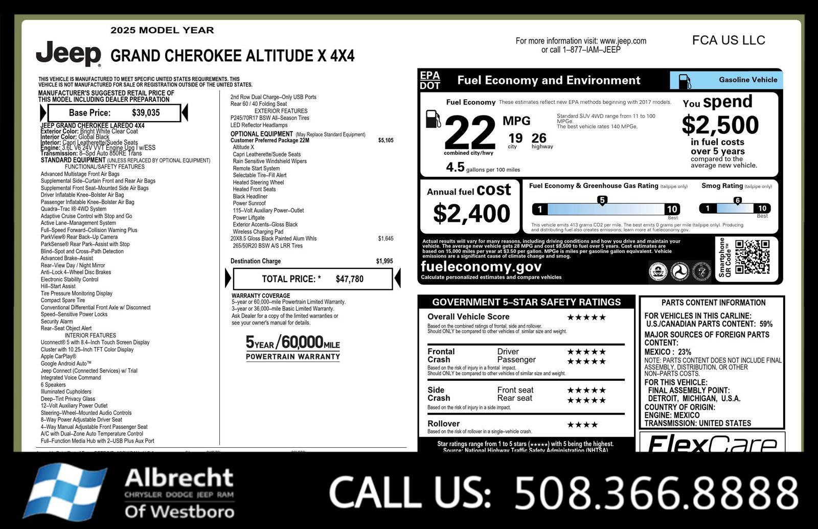 New 2025 Jeep Grand Cherokee Altitude image 26